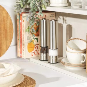 Młynek do przypraw Salter 7522 SSTUR15 Stainless Steel Electric Salt &amp; Pepper Mills (T-MLX42484) 4