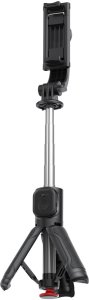 Selfie stick XO Bluetooth tripod czarny odłączany stojak na telefon 70cm (SS39) 2