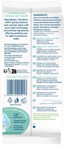 WaterWipes WATERWIPES_Sensitive Intimate Care Light Cleaning chusteczki nawiżane 30szt. (5099514005217) 2