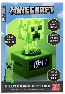 Paladone Lampka gamingowa PALADONE Minecraft Creeper Icon Alarm Clock 2