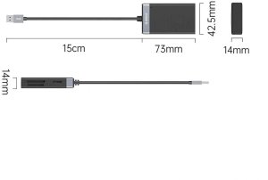 Czytnik Orico Czytnik kart pamięci CL4D-A3 USB-A 3.0 SD microSD CF MS 5 Gb/s - czarno-srebrny (6942227181084) 3
