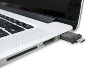 Pendrive PQI Connect 201 32GB dual USB 2.0/microUSB Grafitowe 3