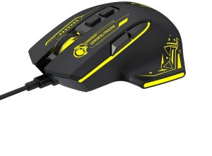 Mysz Wozinsky Przewodowa WMGK-1181W gamingowa optyczna 7200 DPI z podświetleniem - czarno-żółta (5907769387920) 3