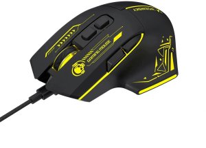 Mysz Wozinsky Przewodowa WMGK-1181W gamingowa optyczna 7200 DPI z podświetleniem - czarno-żółta (5907769387920) 4