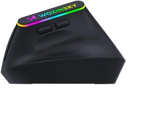Mysz Wozinsky Bezprzewodowa WMG-1164 gamingowa pionowa ergonomiczna 3600 DPI z podświetleniem RGB - czarna (5907769388231) 5