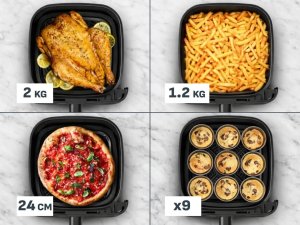 Frytkownica beztłuszczowa Tefal Easy Fry Mega EY866H 10