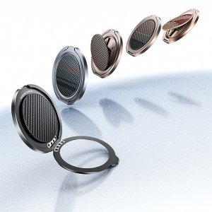 Benks Magnetyczny uchwyt na palec Ring Armor Pop Kevlar L56 Aramid Fiber Armor Vichy pomarańczowy (BKS457) 3