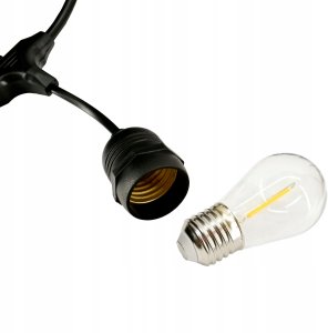 Bemko SOLARNA GIRLANDA OGRODOWA LED SOLBEE 3W 3000K 10SZT 10M IP65 CZARNA (C83-SOB-003BL-3K) 4
