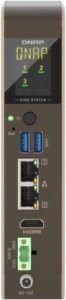 Macierz dyskowa Qnap NAS kompaktowy 4 GB 0 TB QTS szary (QBOAT-300) 2