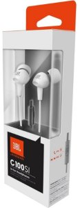 Słuchawki JBL Oryginalne Słuchawki Dokanałowe C100SI Białe Przewodowe Mini Jack 3.5MM (C100SIWHITE) 4