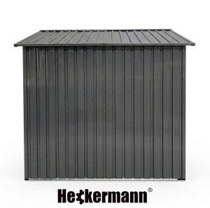 Heckermann Domek narzędziowy ogrodowy 5m2 Metalowa szopa na narzędzia do ogrodu S0606A-1717M 5