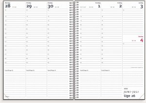Mayland-Burde Mayland A5, 80 sheets, 80 g/m², Black, Spiral binding, 2026/2027 (27813000) 2
