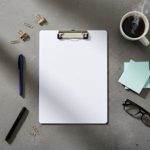 Techrebal Zestaw 3 clipboard plastikowy Biały Czarny Niebieski 11