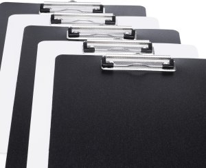 Techrebal Zestaw 3 clipboard plastikowy Biały Czarny Niebieski 6