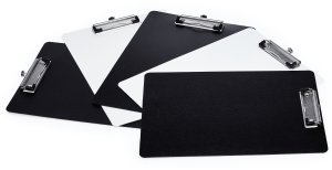 Techrebal Zestaw 3 clipboard plastikowy Biały Czarny Niebieski 7