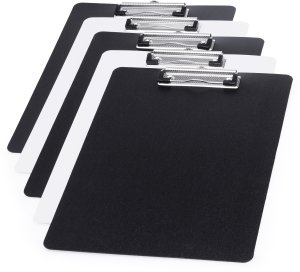 Techrebal Zestaw 3 clipboard plastikowy Biały Czarny Niebieski 10