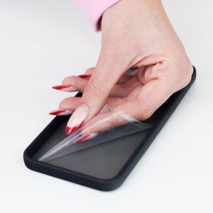 krainaGSM Etui Do Samsung A14 5G Wzmacniane Matowe Czarne Pancerne 2X Szkło 7