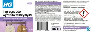 HG Profesjonalny impregnat do wyrobów tekstylnych 300ml 2