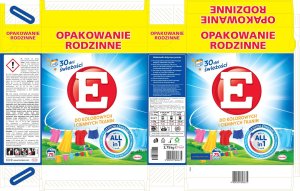 Henkel E Proszek do prania do kolorowych i ciemnych tkanin 75 prań 3,75 kg 2