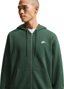 Nike Bluza męska Club BB FZ Hoodie zielona FN3861 323 L 3