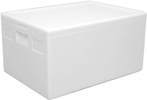 ARPACK Termobox pudełko termiczne styropianowe z pokrywką atest PZH 685x485x365mm 80L Termobox pudełko termiczne styropianowe z pokrywką atest PZH 685x485x365mm 80L (TB.300.TB.PO.STYR) 2