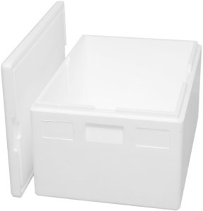 ARPACK Termobox pudełko termiczne styropianowe z pokrywką atest PZH 685x485x365mm 80L Termobox pudełko termiczne styropianowe z pokrywką atest PZH 685x485x365mm 80L (TB.300.TB.PO.STYR) 3