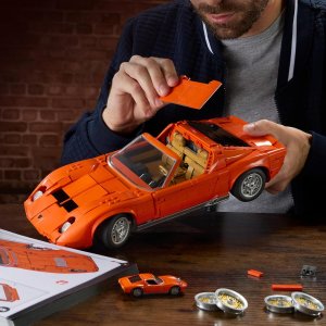 Mattel MATTEL BRICK SHOP HOT WHEELS Lamborghini ‘71 Miura P400 SV konstruktorius (JHF61) 2