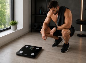 Waga łazienkowa Misure Elektroniczna MI Fit Plus czarna 3