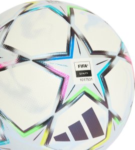 Adidas Piłka nożna UCL League 26/27 League Stage Box biało-niebiesko-różowo-zielona KE9771 4 3