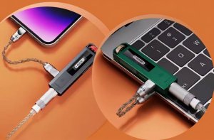 FiiO Przenośny odtwarzacz audio SNOWSKY ECHO NANO tytanowy 4