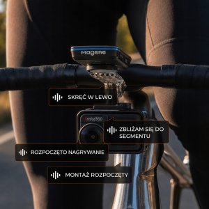 Magene Licznik rowerowy komputer do roweru z GPS i Bluetooth ANT+ MAGENE C706 13