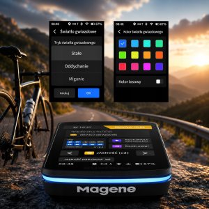 Magene Licznik rowerowy komputer do roweru z GPS i Bluetooth ANT+ MAGENE C706 5
