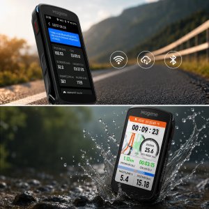 Magene Licznik rowerowy komputer do roweru z GPS i Bluetooth ANT+ MAGENE C706 10