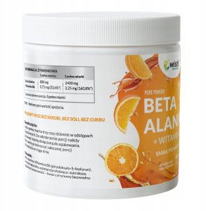AronPharma WISH_Beta Alanina pomarańcza w proszku suplement diety 400g (5903351713672) 2