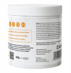 AronPharma WISH_Beta Alanina pomarańcza w proszku suplement diety 400g (5903351713672) 3
