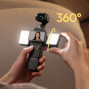 Lampa błyskowa Ulanzi LED Podwójna Magnetyczna Światło do DJI Osmo Pocket 3 / 4 / / LM06 (SB12002) 5