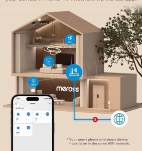 Marlanvil Meross WIFI Gniazdo 13A Smart Bezprzewodowe 2szt. Uk Wtyczka 2
