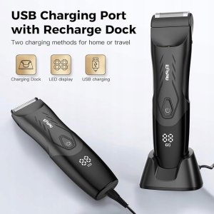 Maszynka do włosów Vevor Profesjonalna elektryczna maszynka,wodoodporna, ładowarka USB 2