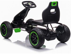 ENERO TOYS Gokart auto na pedały Enero 18 czarno zielony 5