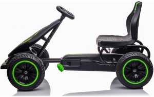 ENERO TOYS Gokart auto na pedały Enero 18 czarno zielony 6