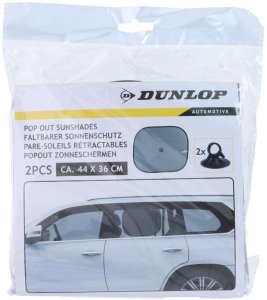 Dunlop Osłona przeciwsłoneczna z przyssawką 2SZT czarna 4