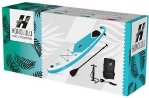 XQMax Zestaw Deska SUP 150KG dmuchana Honolulu 320x76x15CM czerwona 3
