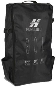 XQMax Zestaw Deska SUP 150KG dmuchana Honolulu 320x76x15CM czerwona 4