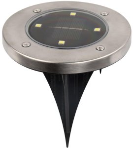 Saska Garden Lampa solarna 4 LED SMD DO WBICIA W PODŁOŻE KPL.4SZT 2