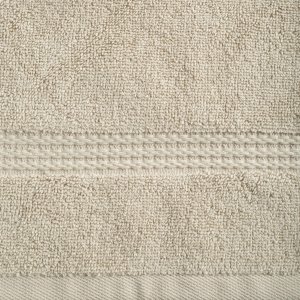 Eurofirany Ręcznik bawełna egipska EGIPT 30x50 beżowy ozdobna bordiura 2