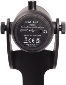 Mikrofon Venom Streaming LED czarny (VS2868) 2