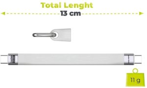Kabel USB Mobile Origin 240W 40Gbps 8K USB-C Keychain Cable CB17 White (MO-UK-CB17-WHT) 6