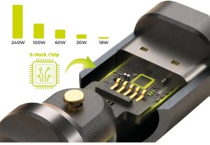 Adapter USB Mobile Origin 240W Display USB-C Rotation 540° Adapter CB15 (MO-240WRA-CB15) 4