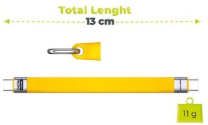 Kabel USB Mobile Origin 240W 40Gbps 8K USB-C Keychain Cable CB17 Yellow (MO-UK-CB17-YLW) 4