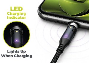 Kabel USB Mobile Origin 240W Magnetic 540° Rotating USB-C to USB-C Cable 1 m CB14 (MO-MRC-CB14) 2